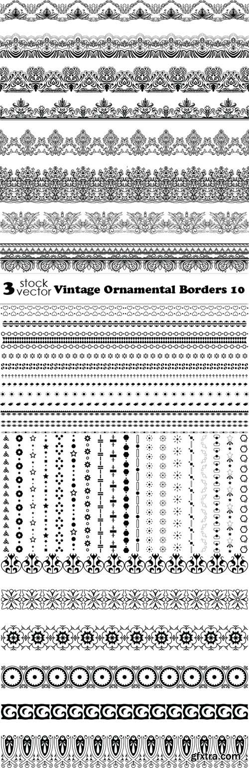 Vectors - Vintage Ornamental Borders 10