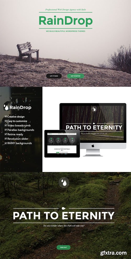 RainDrop - A Multipurpose Theme - CM 77308