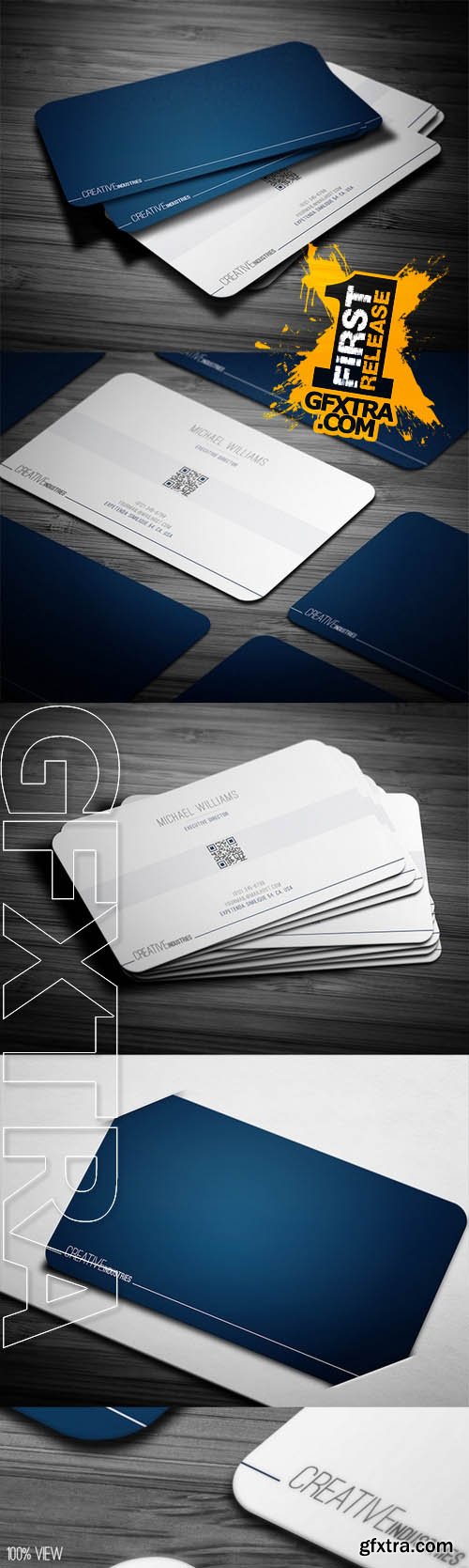 Deep Blue Business Card - CM 79721