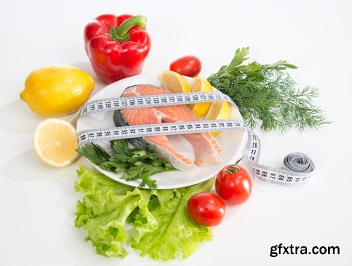 Stock Photos - Healthy lifestyle, health food, 25xJPG