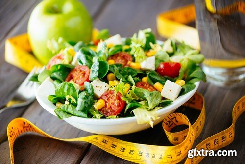 Stock Photos - Healthy lifestyle, health food, 25xJPG