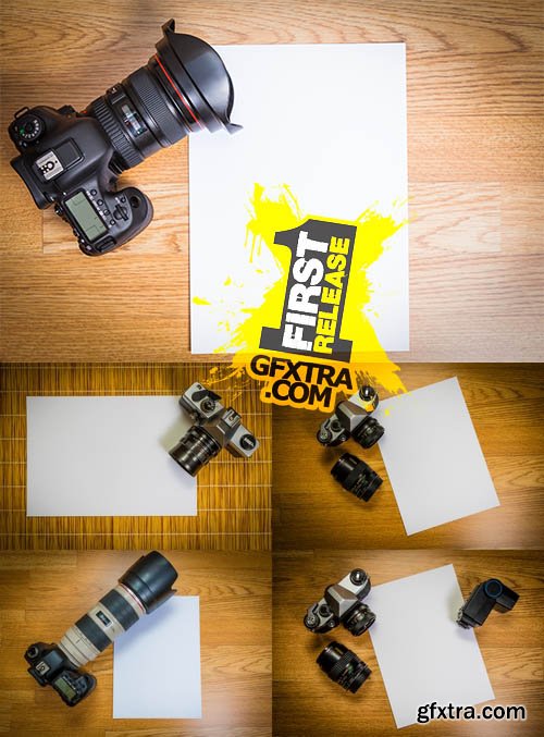 Stock Photos - Camera with Blank Photo Paper