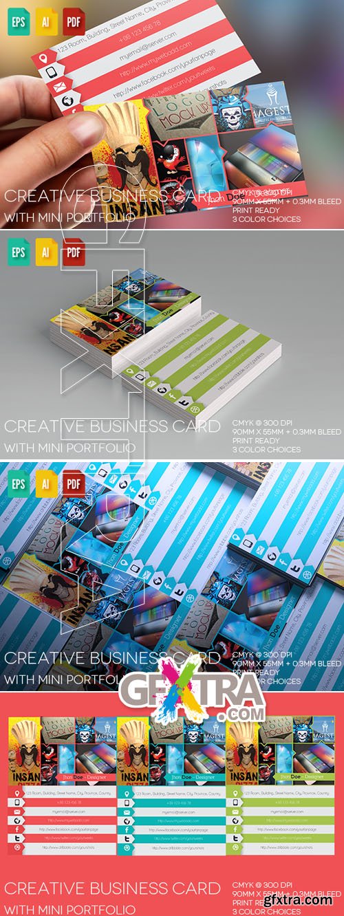 Single Creative Business Card V5