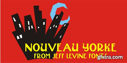 Nouveau Yorke JNL - 1 font $25.00