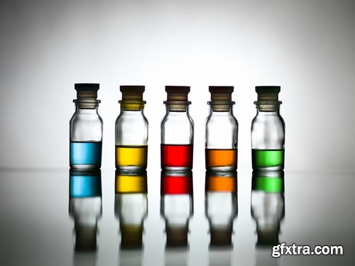 Collection of various bottles 25 HQ Jpeg