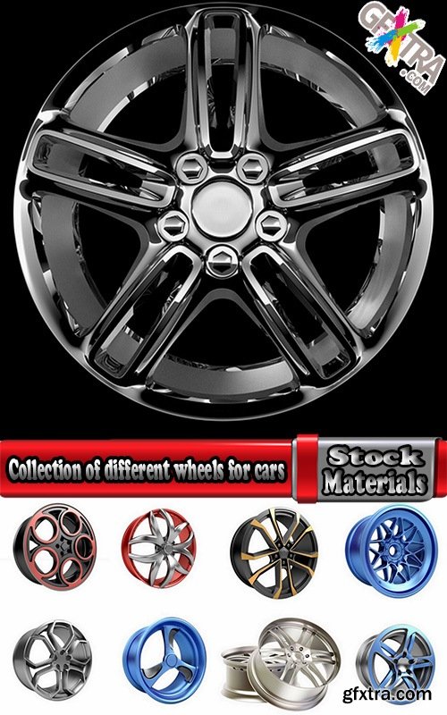 Collection of different wheels for cars 25 HQ Jpeg