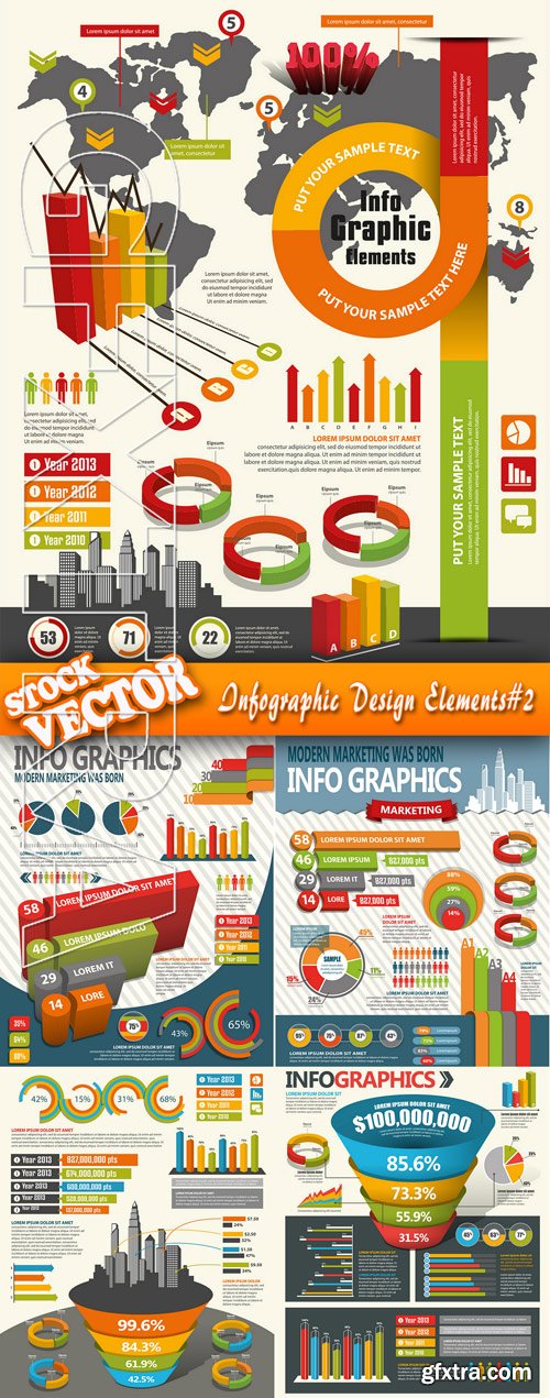 Stock Vector - Infographic Design Elements#2