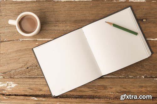 Stock Photos - Notepad Notebook 2, 25xJPG