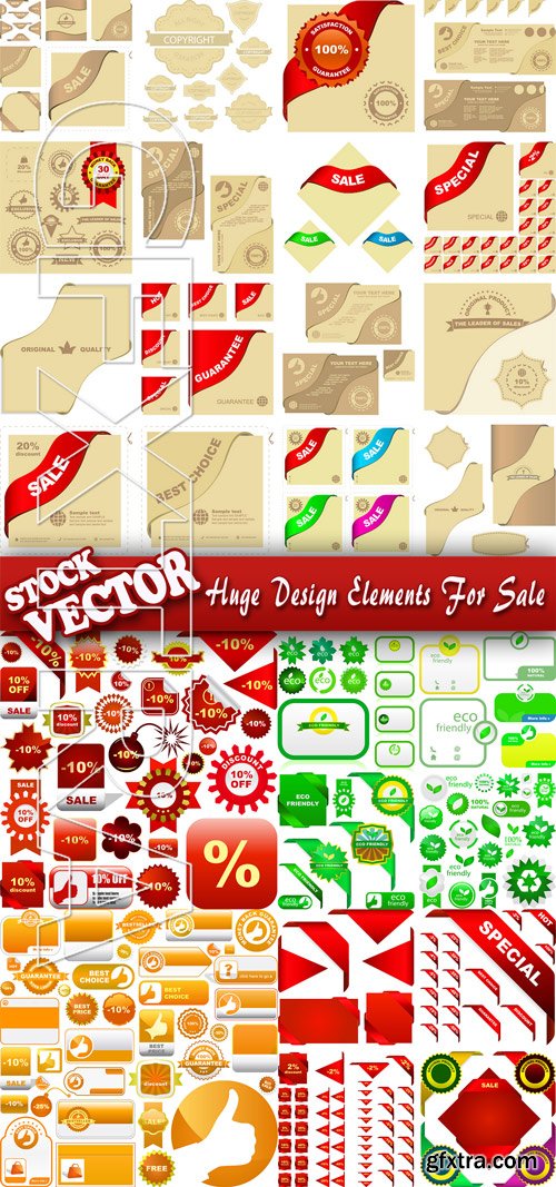 Stock Vector - Huge Design Elements For Sale