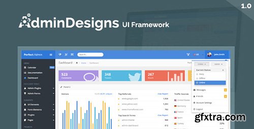 ThemeForest - AdminDesigns - Responsive Admin UI Framework - RIP