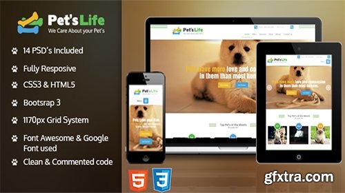 Mojo-Themes - Pets life HTML Template - RIP