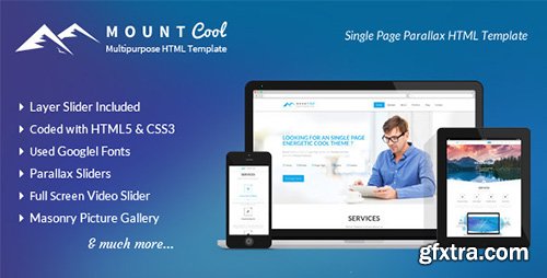 ThemeForest - Mountcool - Creative One Page Multipurpose Template - RIP