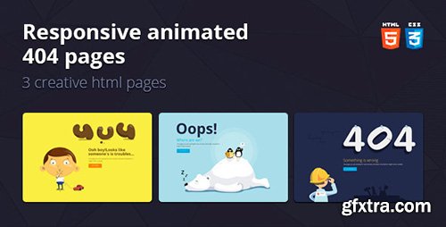 ThemeForest - Creative 404 Pages - RIP