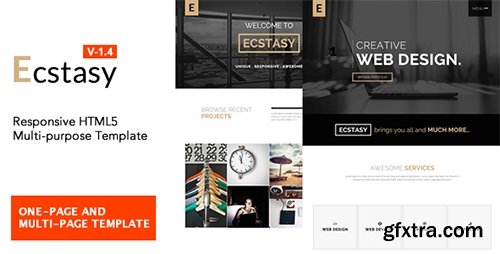 ThemeForest - Ecstasy - Responsive HTML5 Multi-purpose Template - RIP