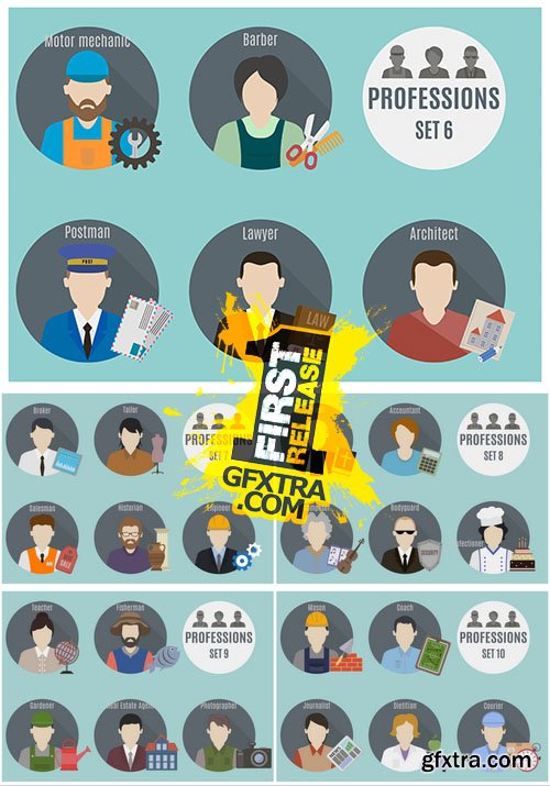 Vector - Profession People Icons 2