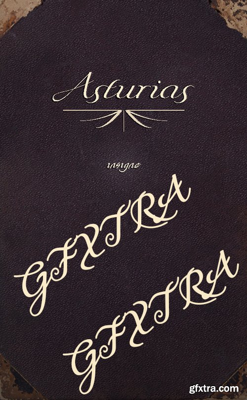 Asturias Font Family - 2 Fonts $38