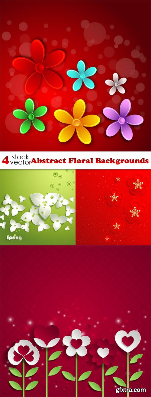 Vectors - Abstract Floral Backgrounds