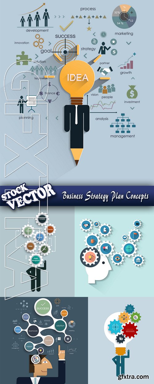 Stock Vector - Business Strategy Plan Concepts