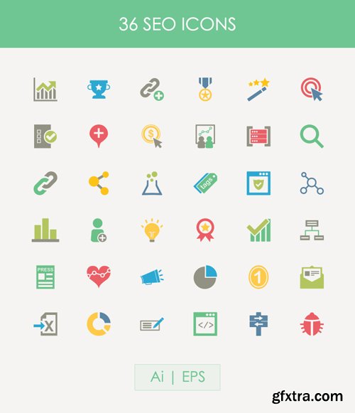 36 SEO Vector Icons