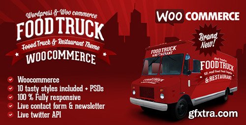 ThemeForest - Food Truck & Restaurant v2.8 - 10 Styles Theme