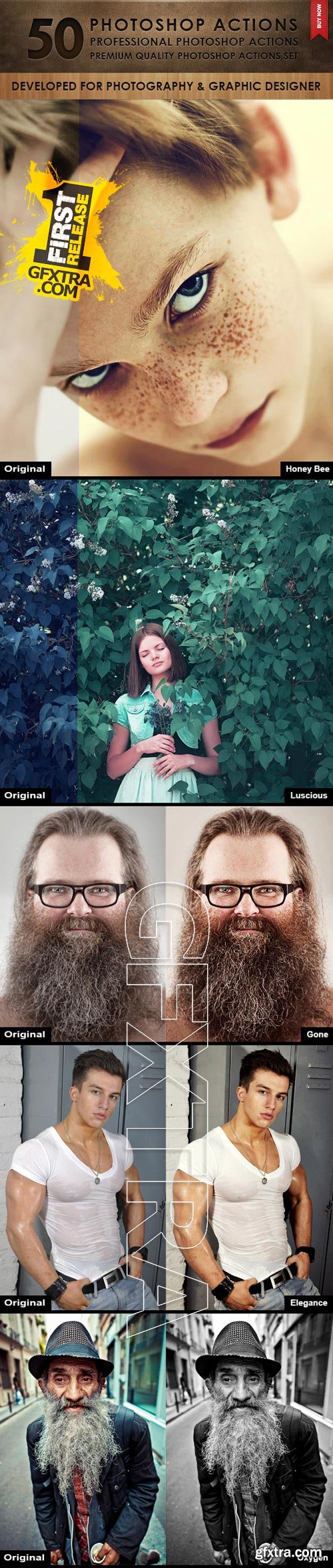 GraphicRiver - 50 Photoshop Actions 9940610