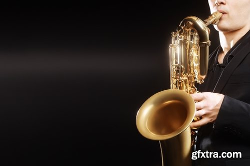 Collection of beautiful saxophones 25 HQ Jpeg