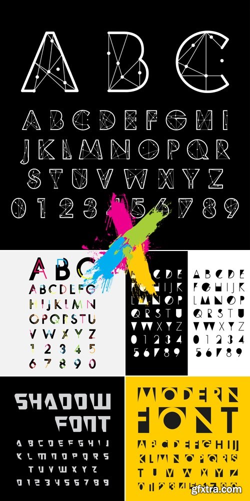 Creative Alphabet Vector