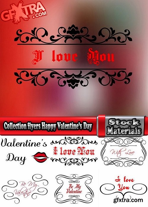 Collection flyers Happy Valentine\'s Day #3-25 Eps