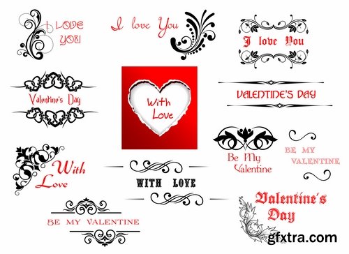 Collection flyers Happy Valentine\'s Day #3-25 Eps