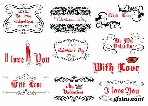 Collection flyers Happy Valentine\'s Day #3-25 Eps