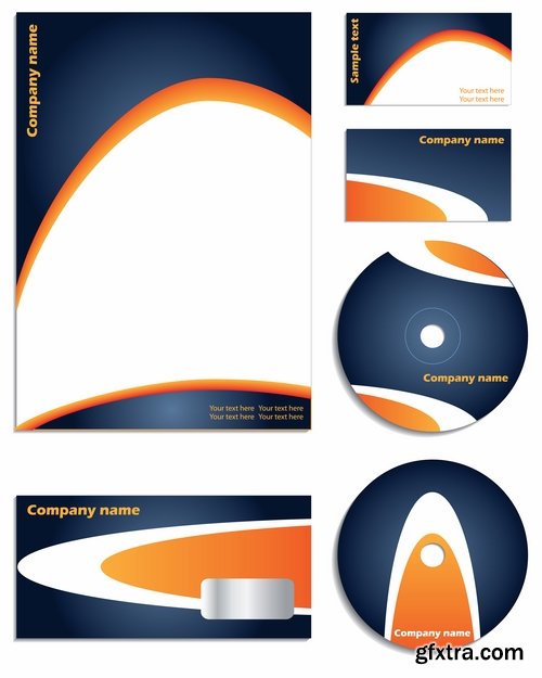 Corporate template design collection 25 Eps