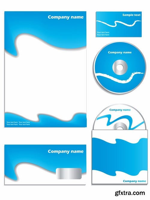 Corporate template design collection 25 Eps