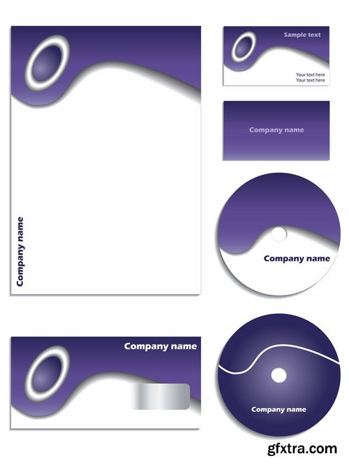 Corporate template design collection 25 Eps