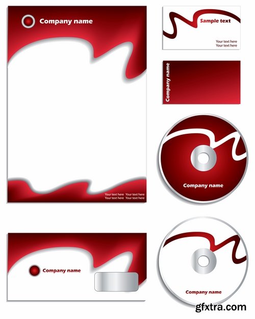 Corporate template design collection 25 Eps