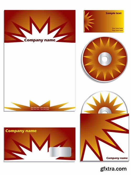 Corporate template design collection 25 Eps