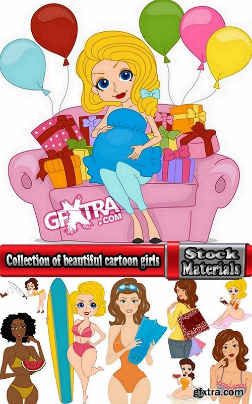 Collection of beautiful cartoon girls 25 Eps