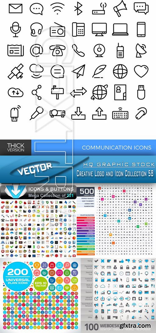 Stock Vector - Creative Logo and Icon Collection 58