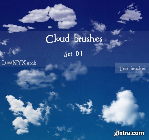 Cloud Photoshop Brushes, part 1