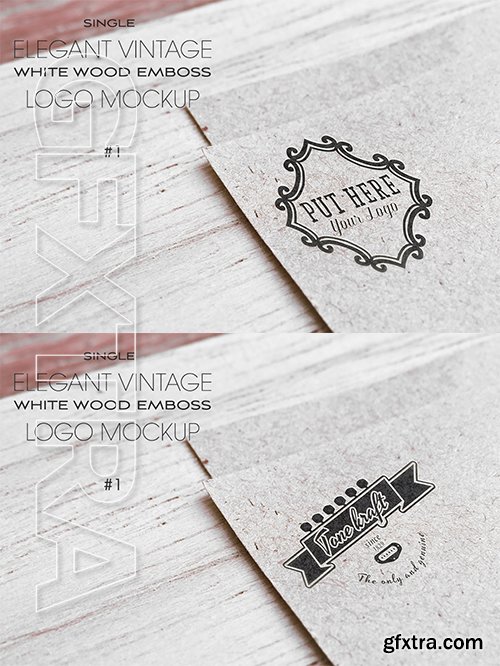 CM - Elegant Vintage Logo Mockup #1