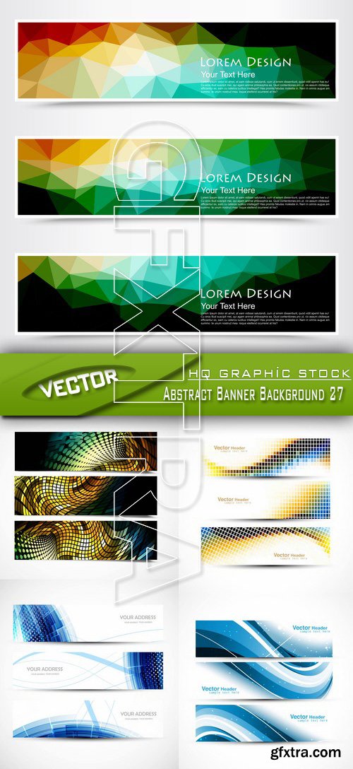 Stock Vector - Abstract Banner Background 27