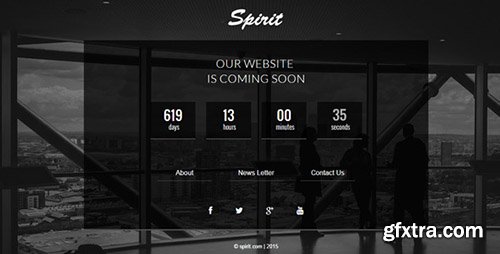 ThemeForest - Spirit - Responsive Coming Soon Page - RIP