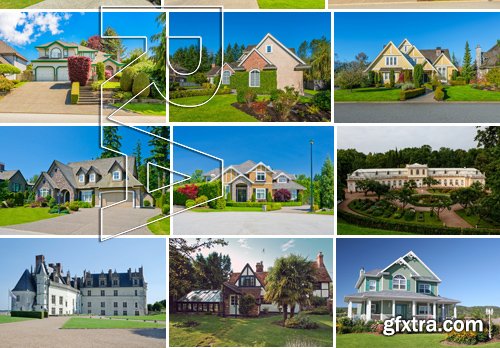 Stock Photos - Luxury house 4, 25xJPG