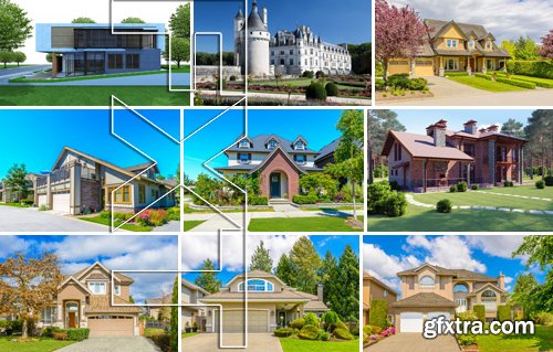 Stock Photos - Luxury house 4, 25xJPG