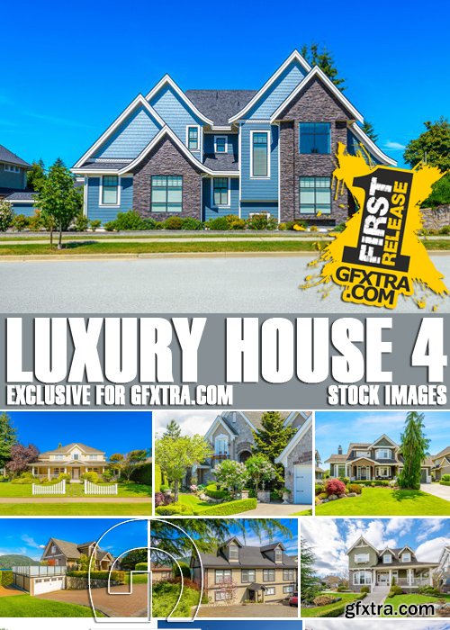 Stock Photos - Luxury house 4, 25xJPG