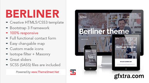 Mojo-Themes - BERLINER - Bootstrap HTML5 Template - RIP