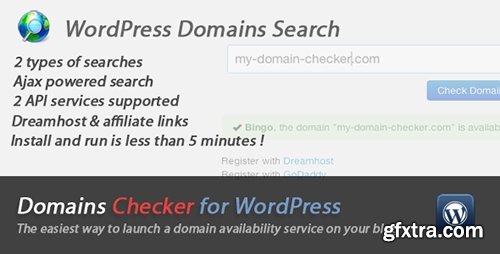 CodeCanyon - Domains Names Checker v1.3 for WordPress