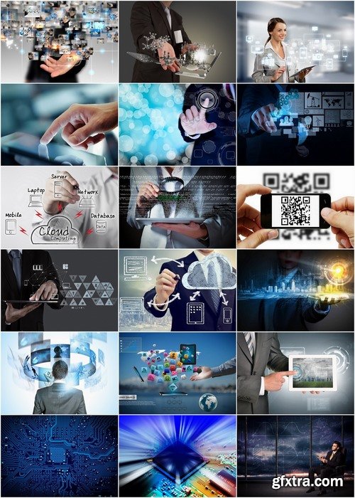 Abstract technology background and business concept 2 - 25 HQ Jpg