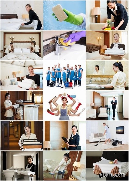 Housekeeper and house cleaning Stock images - 25 HQ Jpg