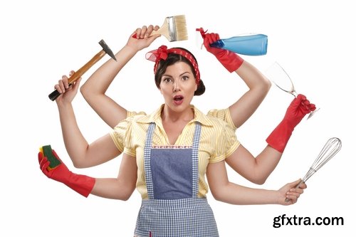 Housekeeper and house cleaning Stock images - 25 HQ Jpg