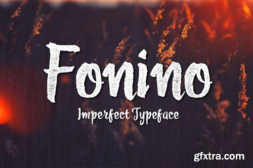 Fonino - Imperfect Typeface Font